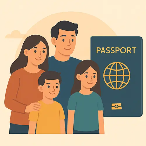 اخذ اقامت و الحاق خانواده و همراه